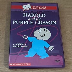 Harold and The Purple Crayon and more Harold stories DVD Scholastic Video Series